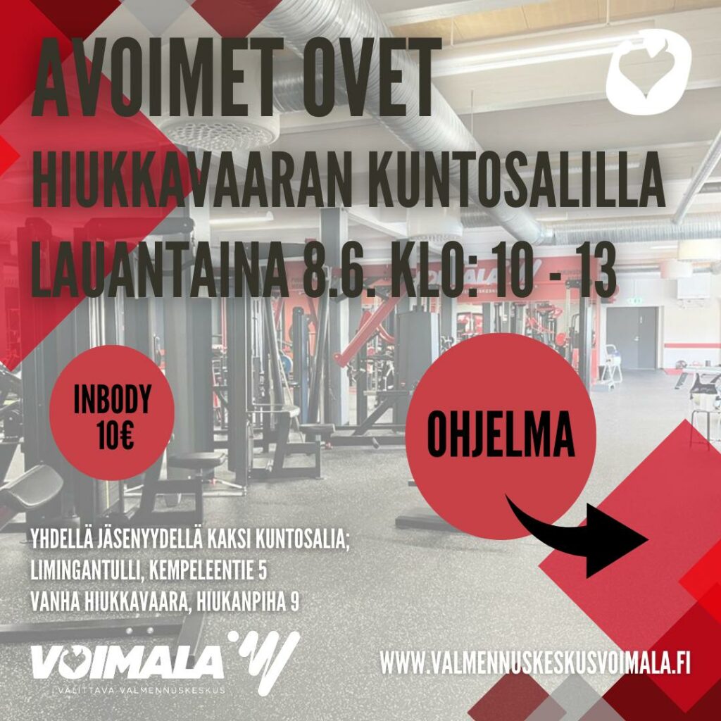 Tervetuloa Avoimille oville Hiukkavaaran Voimalaan lauantaina 8.6. klo 10-13