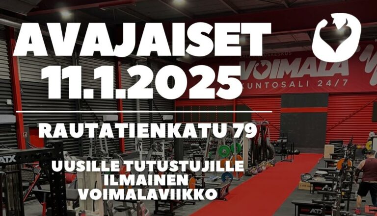 Avajaiset Rautatienkadun Voimalassa