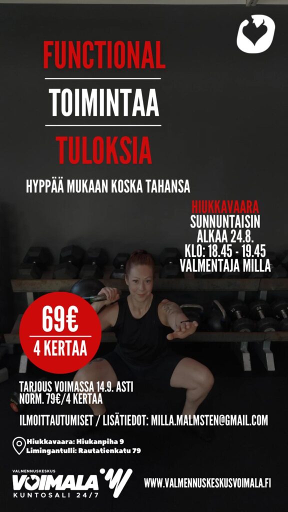 Toiminnalliset treenit Hiukkavaaran Voimassa