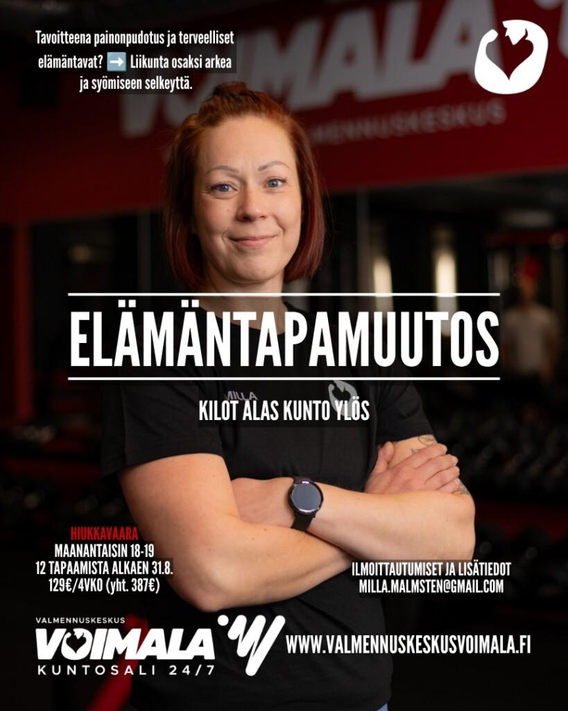 ELÄMÄNTAPAMUUTOS – kilot alas, kunto ylös!